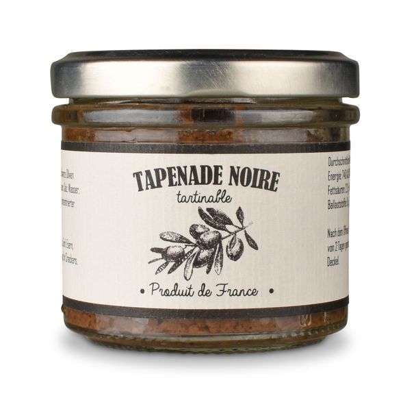 Tapenade noire - schwarze Olivenpaste