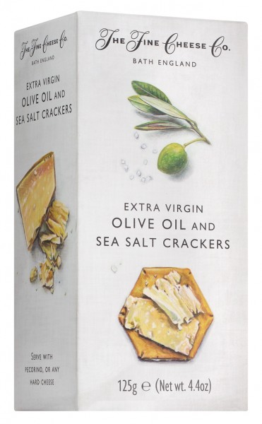 Extra Virgin Olive Oil and Sea Salt Crackers