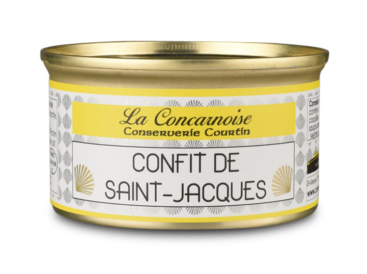 Jakobsmuschel-Confit, Conserverie Courtin - Bretagne