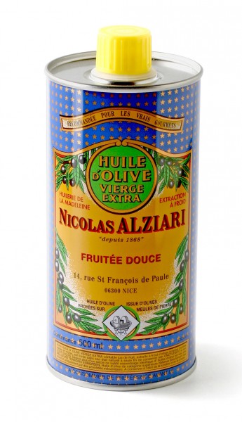 Alziari Olivenöl 'Bleu et Jaune' Cuvee Prestige 0,5l