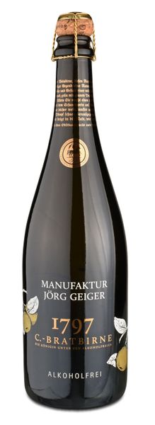 Champagner-Bratbirne, alkoholfrei 0,75l Flasche