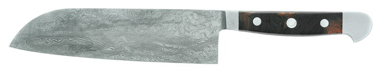 Santoku Damaststahl, Güde DA-7746/18