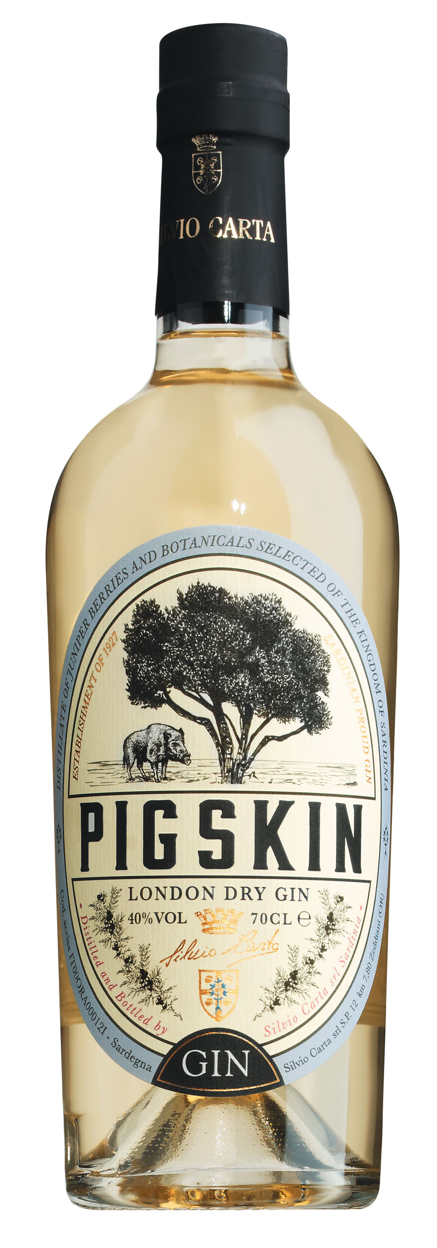 Pigskin Gin - Silvio Carta, Sardinien