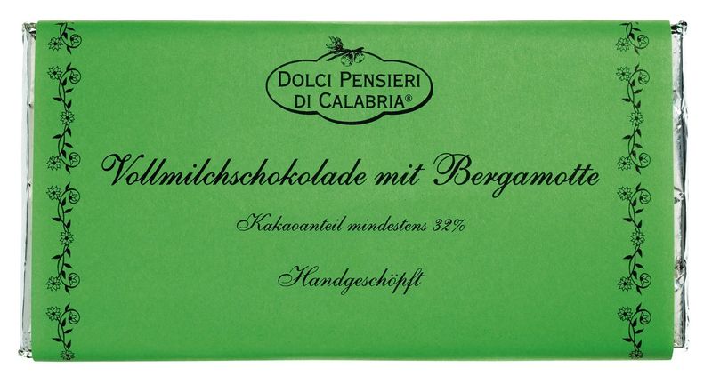 Kalabrische Vollmilchschokolade mit Bergamotte