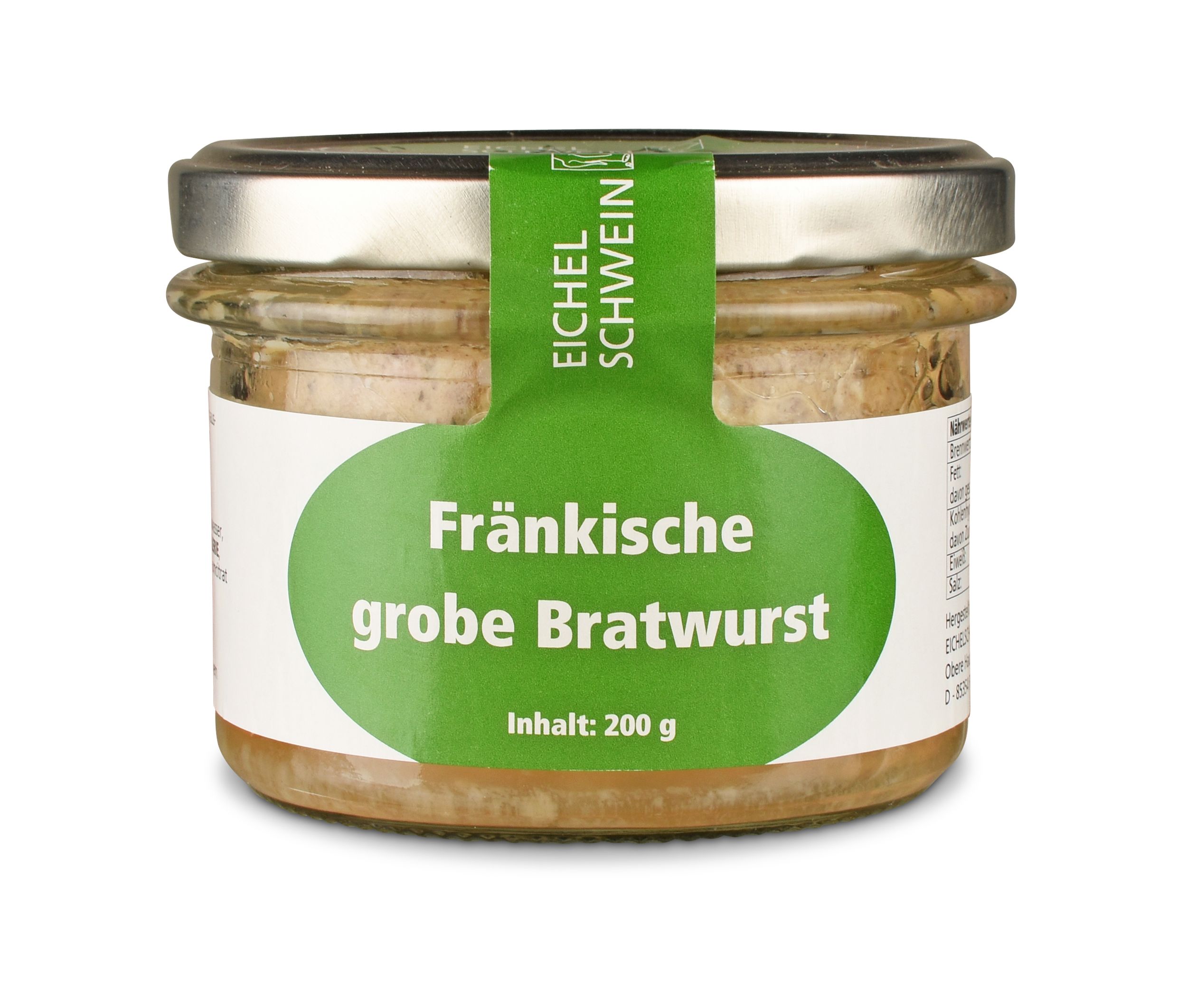 Fränkische Bratwurst Eichelschwein