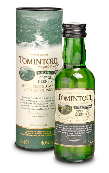 Tomintoul Peaty Tang Single Malt Whisky Miniature