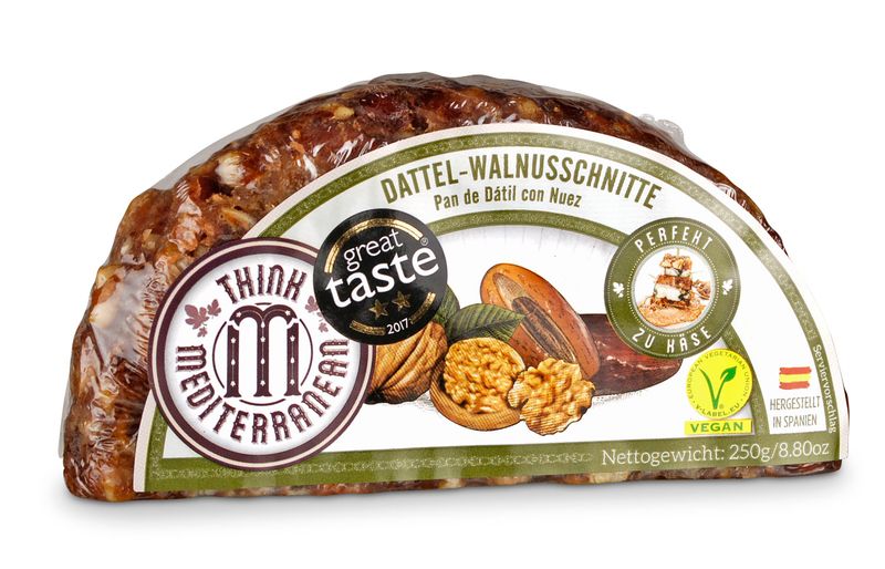 Dattelbrot mit Walnüssen