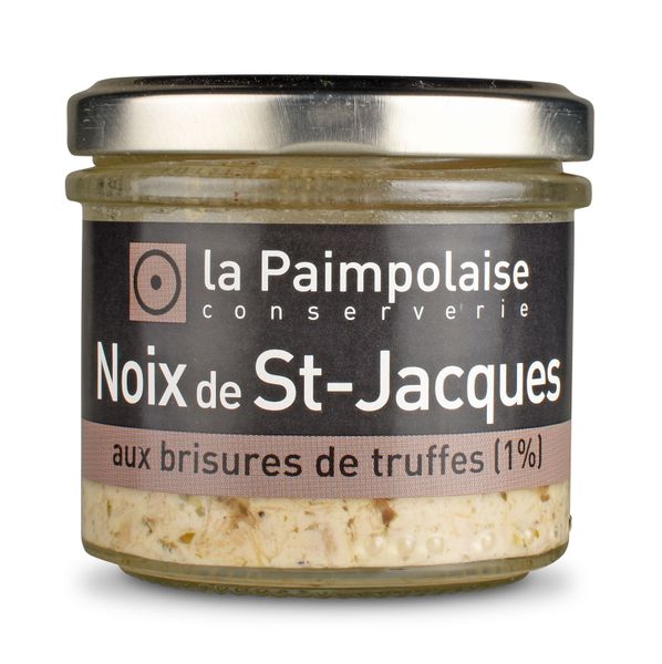 Noix de St-Jacques aux brisures de truffes