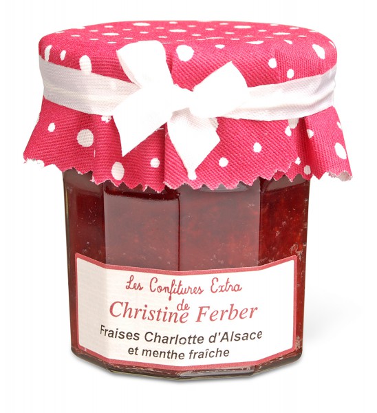 Fraises Charlotte d'Alsace menthe fraiche